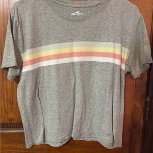Hollister Charcoal Cotton Tee